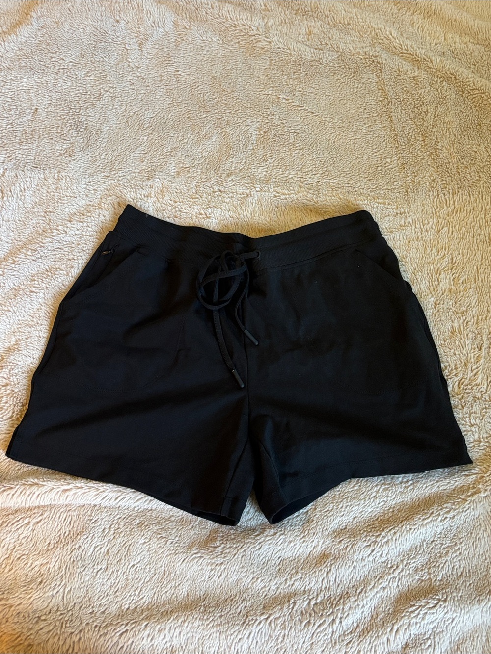 Rachel Zoe Black Athletic Drawstring Shorts